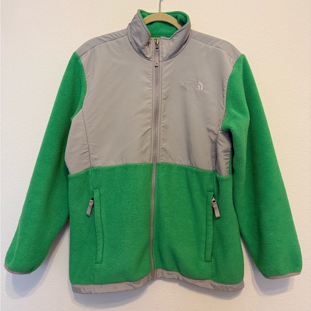 North Face Green Fleece Jacket